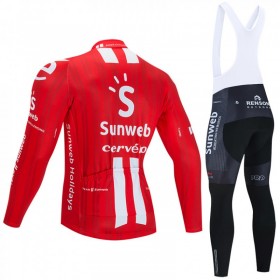 Completo Maglia ML + Pantaloncino con bretelle ML 2020 Team Sunweb N001